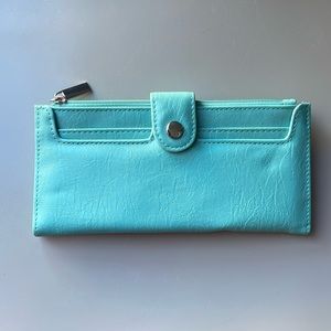 Turquoise wallet